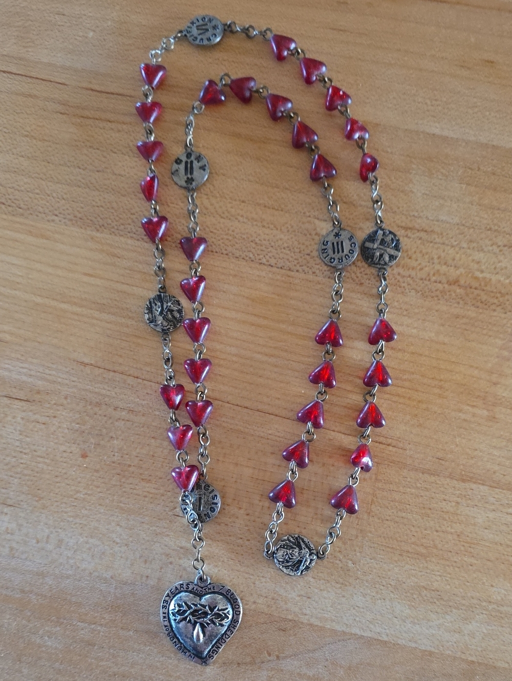 Vintage Precious Blood Chaplet with Medals
